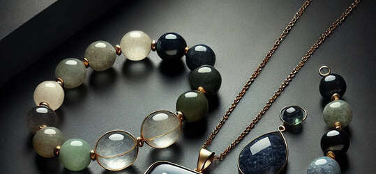 A_slightly_darker_artistic_image_showcasing_semiprecious_stone_jewelry_including_earrings_bracelets_pendants_and_necklaces_made_from_stones