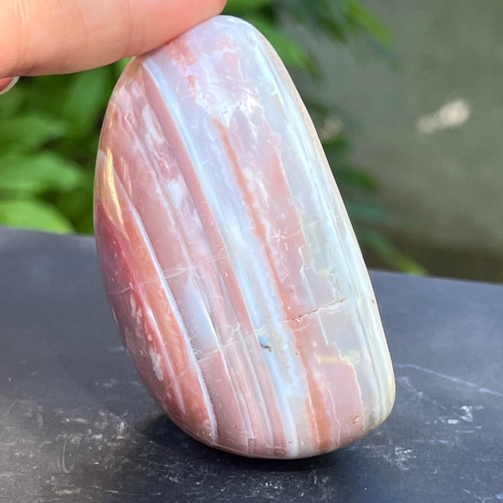 Sculptura agat de Botswana, agat river, unicat | Model 3, pietre semipretioase - druzy.ro 3 