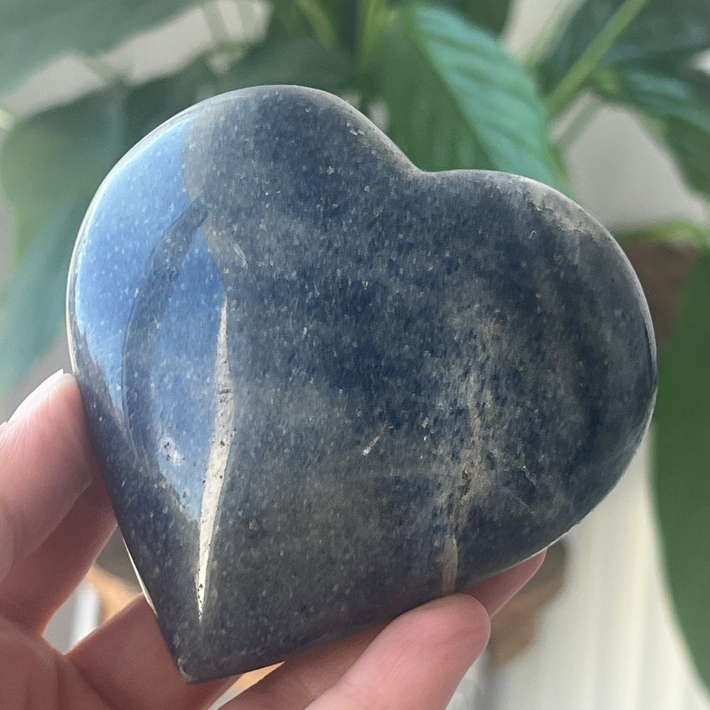 Inima lazulit din Madagascar | Model 8, pietre semipretioase - druzy.ro 2 
