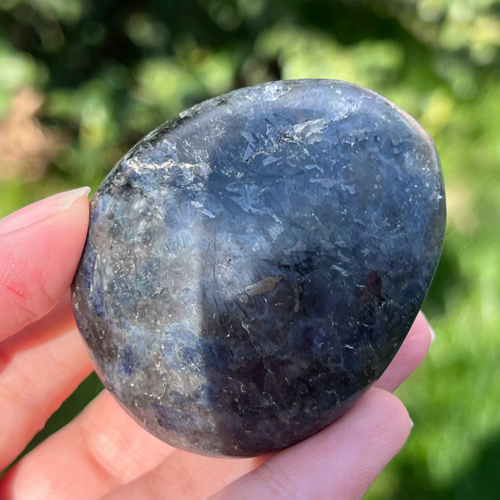 Palmstone Iolit (safir de apa) din Madagascar model 7, pietre semipretioase - druzy.ro 9 