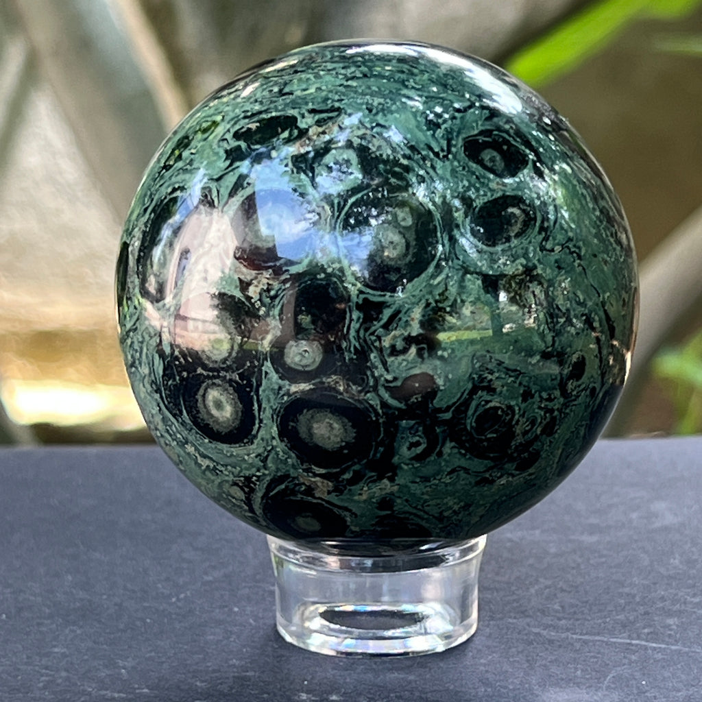 Sfera jasp kambaba Madagascar | Model 5, pietre semipretioase - druzy.ro 5 