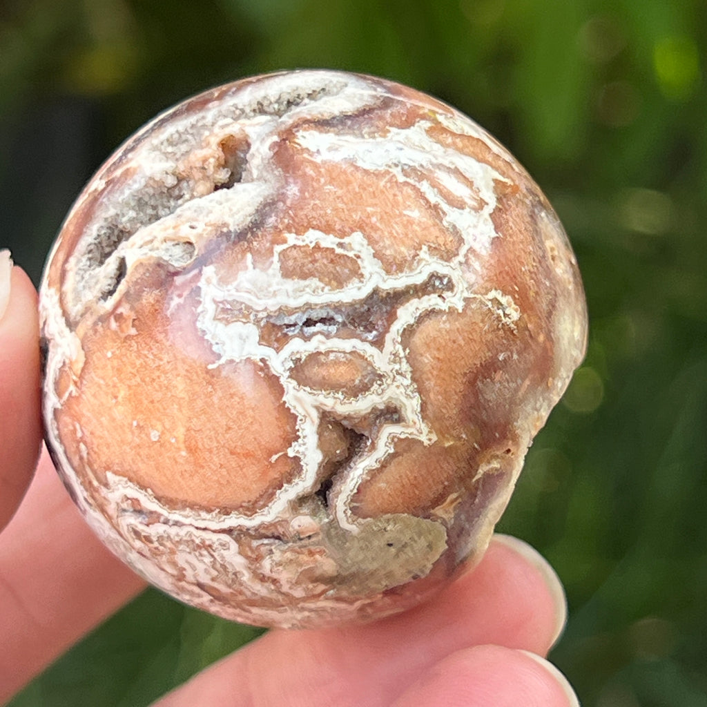 Sfera agat Crazy Lace | Model 5, pietre semipretioase - druzy.ro 9 