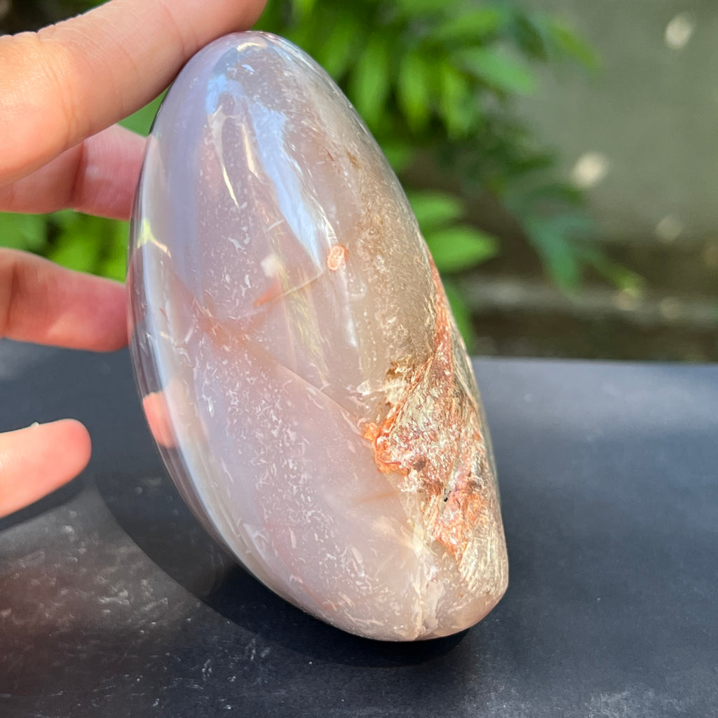 Nodul agat de Botswana, agat river, unicat | Model XL1, pietre semipretioase - druzy.ro 5 