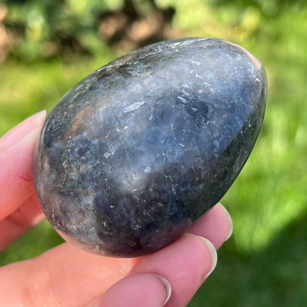 Palmstone Iolit (safir de apa) din Madagascar model 7, pietre semipretioase - druzy.ro 2 