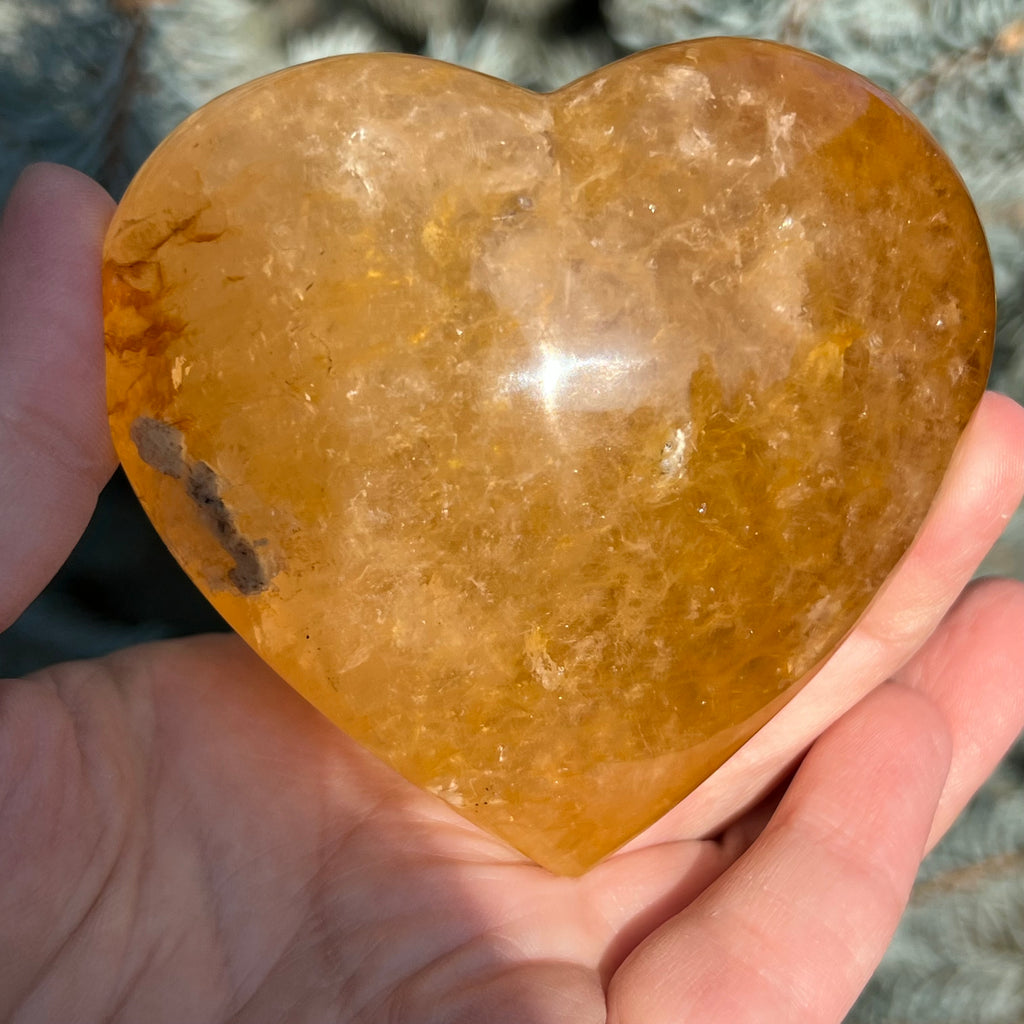 Inima golden healer, cuart lamaie model 4A/2, druzy.ro, cristale 1