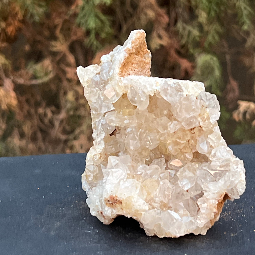 Cluster felie cuart incolor cristal de stanca din Zambia model 5, druzy.ro, cristale 9