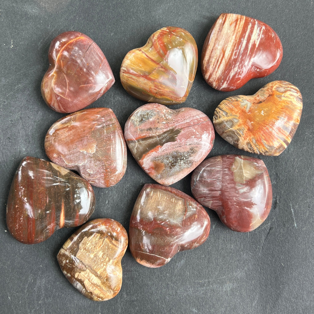 Inima lemn pietrificat, pietre semipretioase - druzy.ro 1 