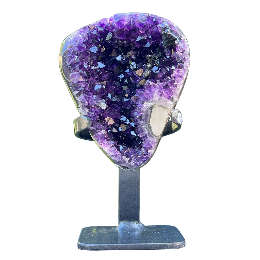Ametist Uruguay AAA pe stand calitate +AAA, geoda ametist Urguay | Model 9, pietre semipretioase - druzy.ro 5 