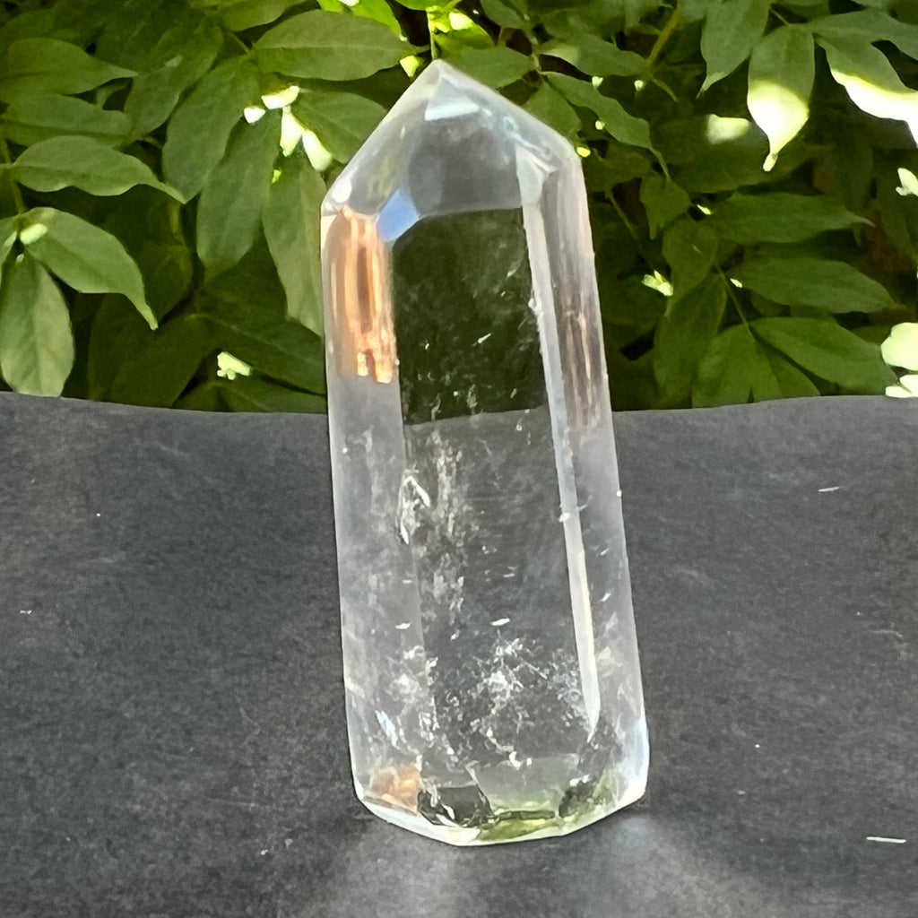 Obelisc/varf cuart de stanca/cuart incolor mini m1, druzy.ro, cristale 1