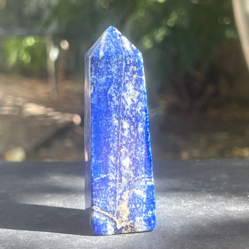 Turn/obelisc lapis lazuli m6, druzy.ro, cristale 4