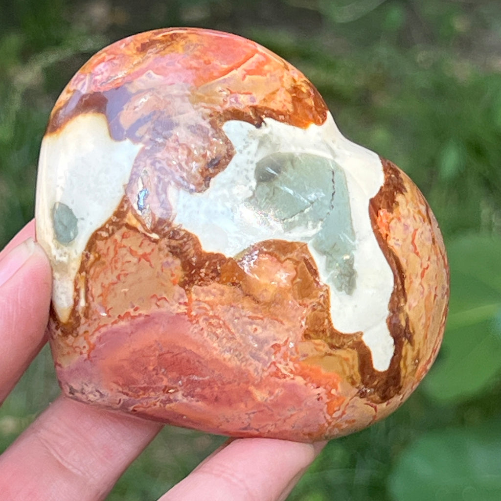 Inima jasp policrom | Model 4, pietre semipretioase - druzy.ro 2 