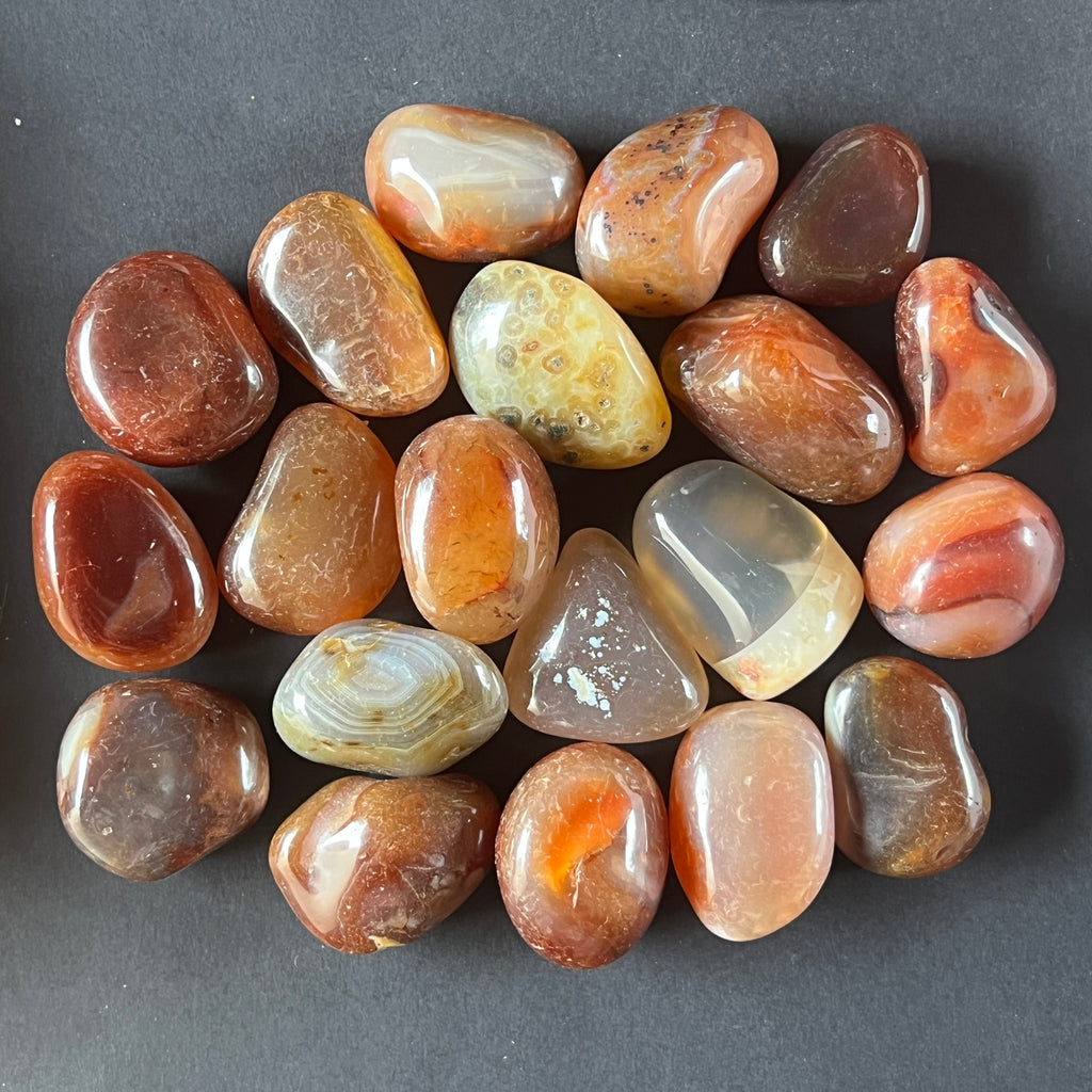 Agat piatra rulata L, pietre semipretioase - druzy.ro 3 