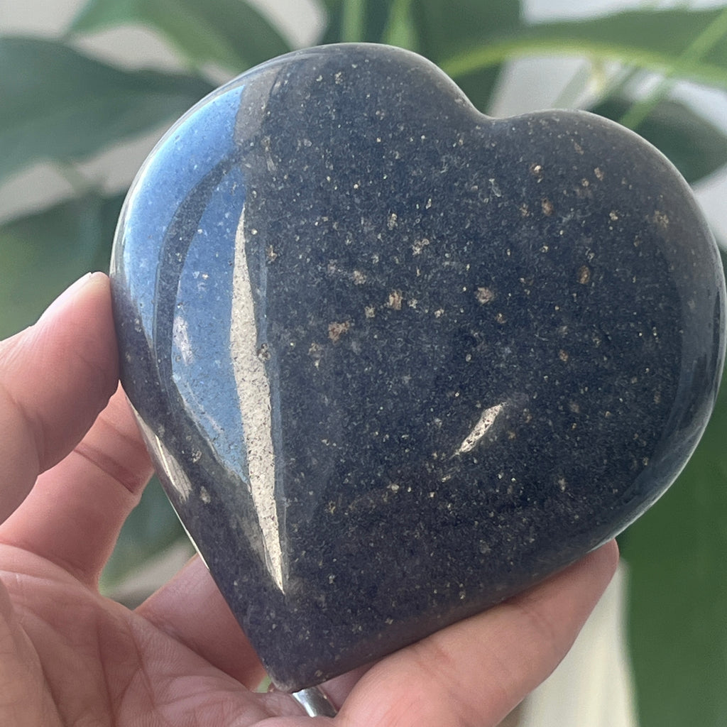 Inima lazulit din Madagascar | Model 7, pietre semipretioase - druzy.ro 3 