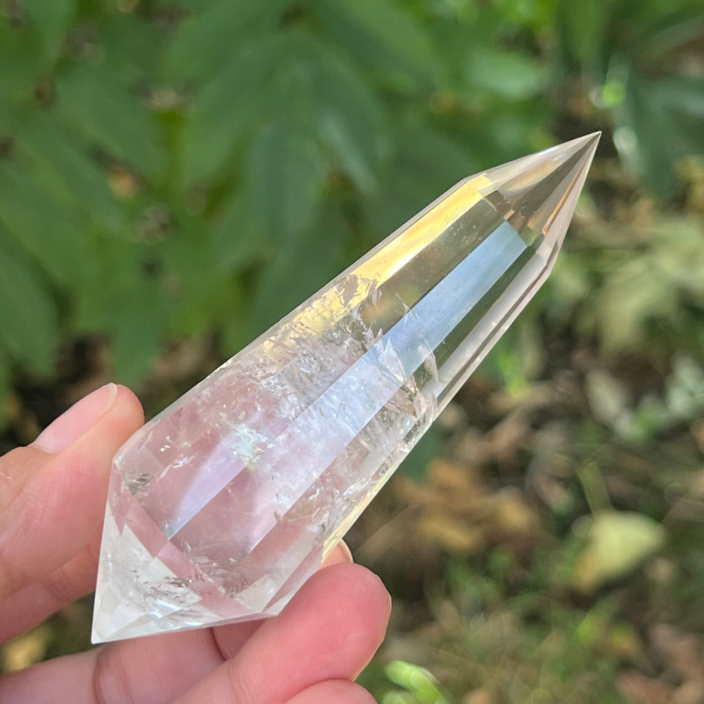 Bagheta cuart vogel, 12 fete, Brazilia model 9, pietre semipretioase - druzy.ro 5 