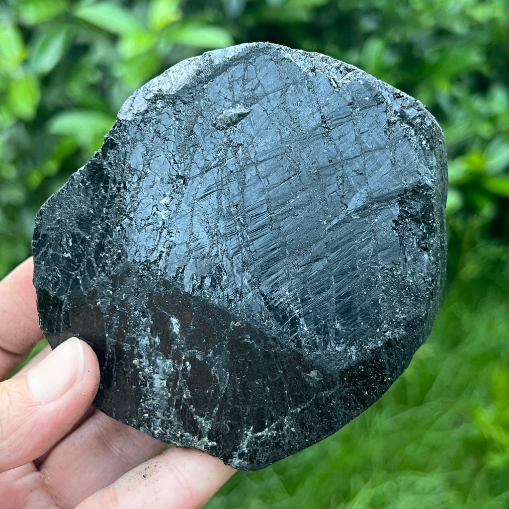 Turmalina neagra piatra bruta L17, pietre semipretioase - druzy.ro 1 