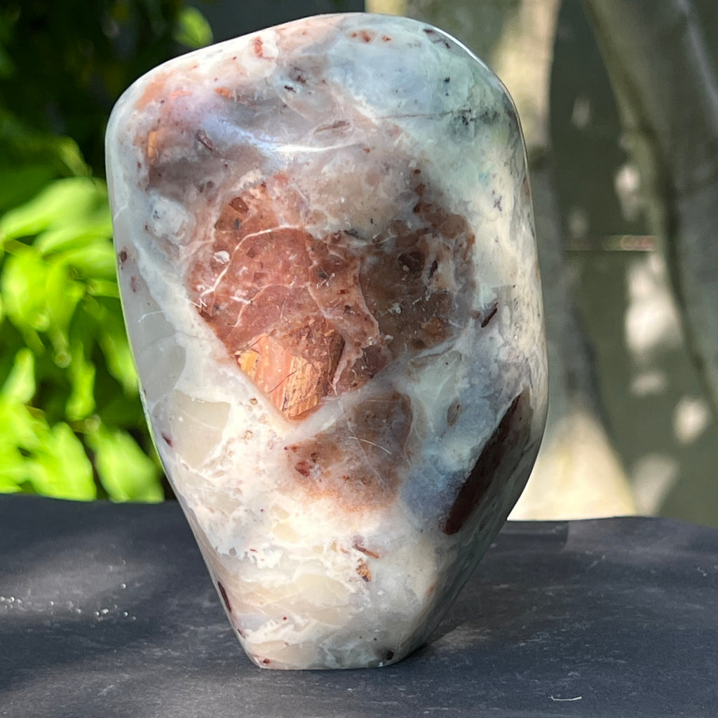 Calcedonie cu crom albastru-verzuie din Zimbabwe -forma libera| Model 12, pietre semipretioase - druzy.ro 5 