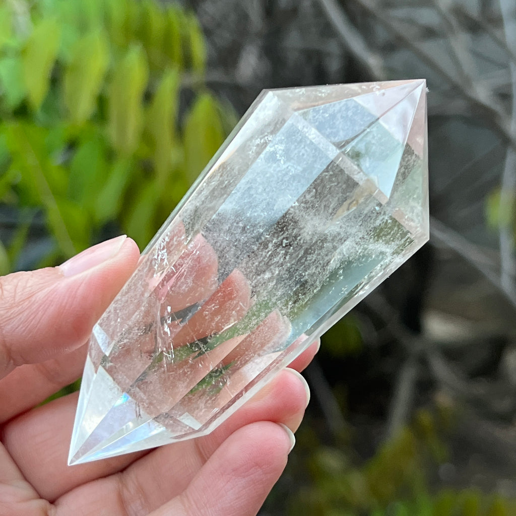Bagheta cuart vogel, 12 fete, Brazilia model 10, pietre semipretioase - druzy.ro 2 