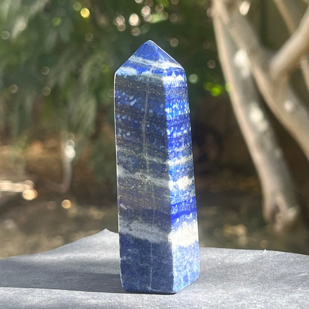 Turn/obelisc lapis lazuli m8, druzy.ro, cristale 2