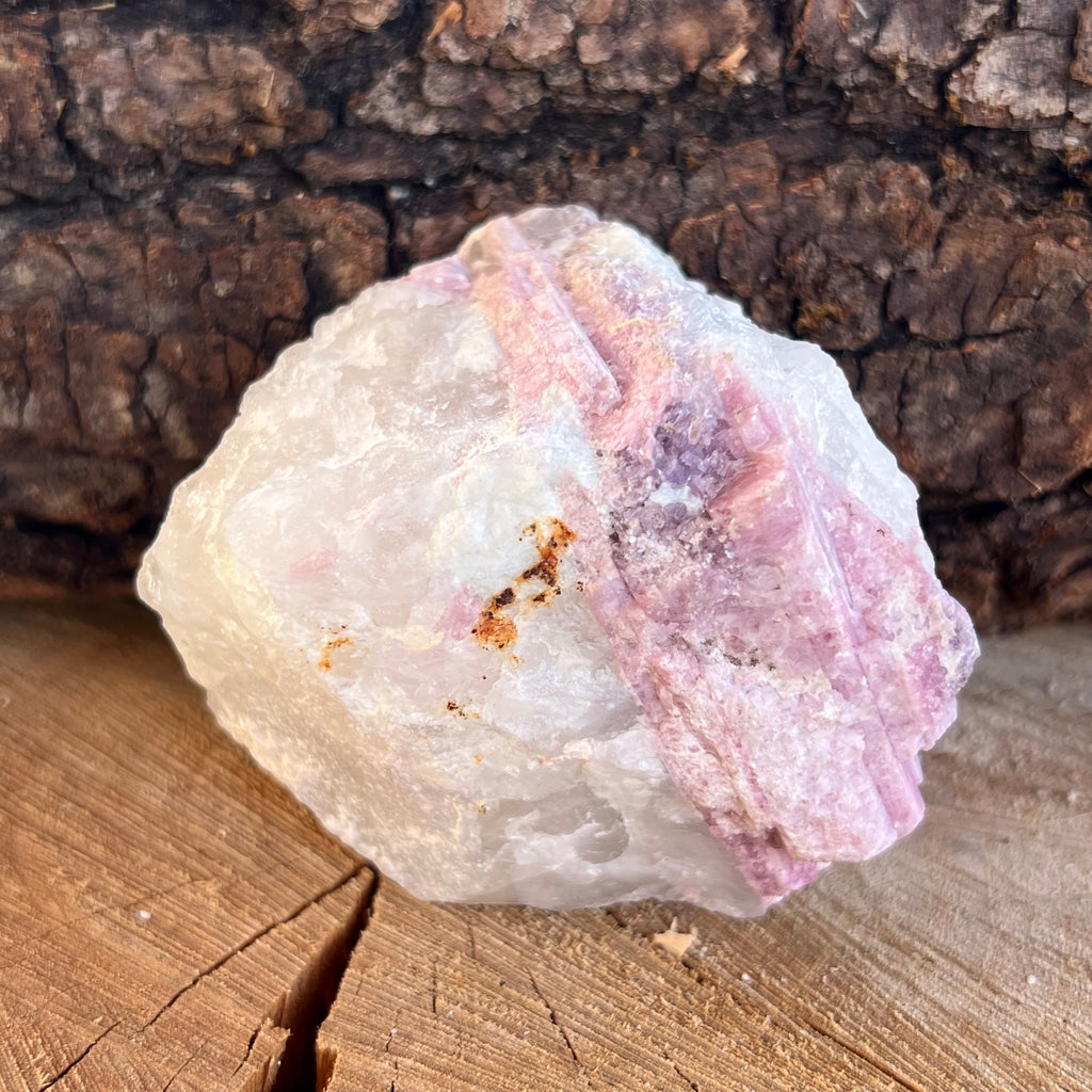 Turmalina roz bruta m7, druzy.ro, cristale 1