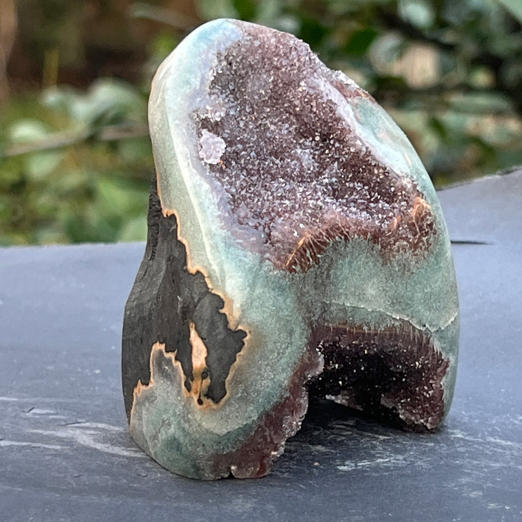 Ametist stalactit calitate +AAA, geoda ametist Uruguay, m5, pietre semipretioase - druzy.ro 1 