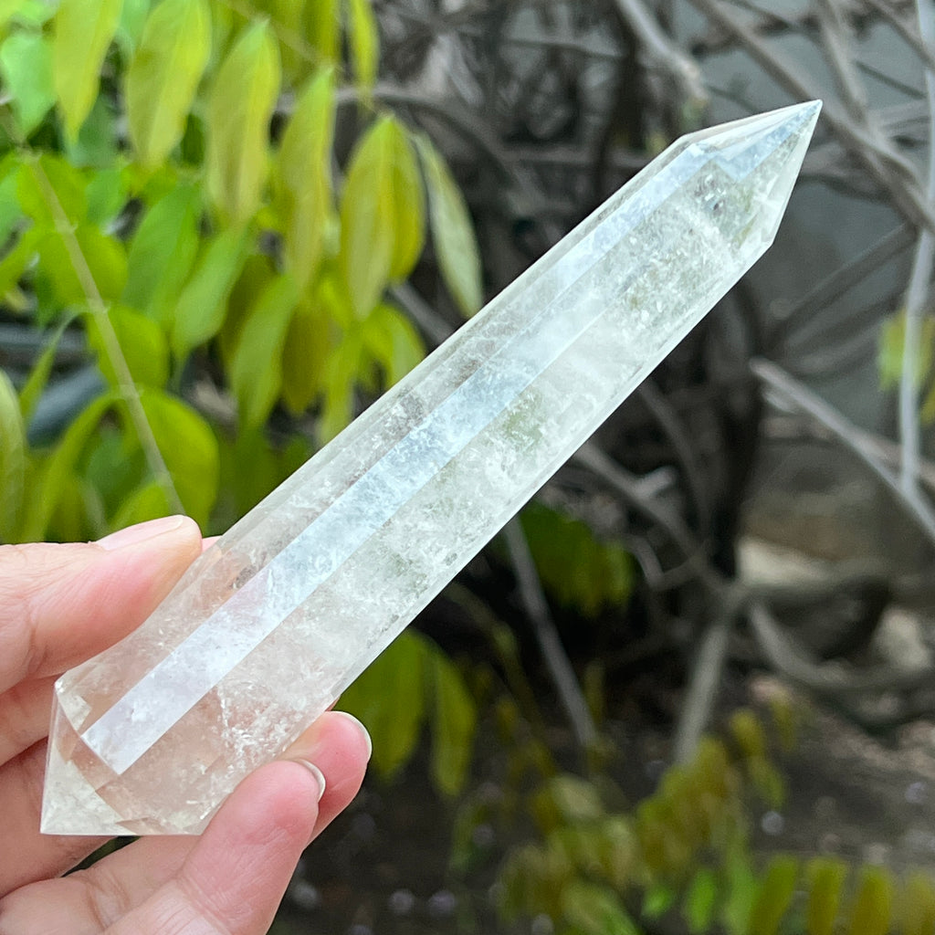 Bagheta cuart vogel, 12 fete, Brazilia model 12, pietre semipretioase - druzy.ro 4 