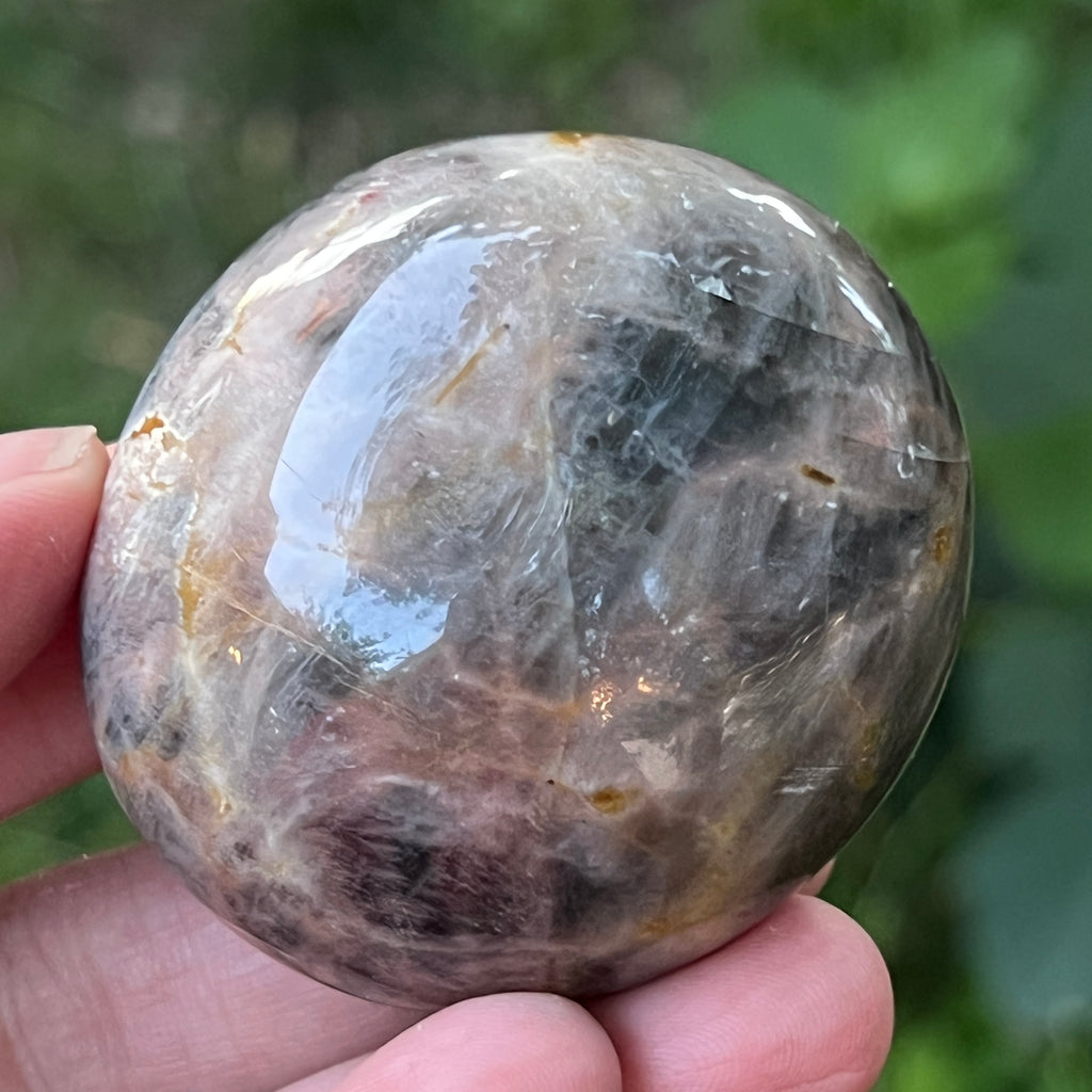 Palmstone piatra lunii somon gri | Model 5, pietre semipretioase - druzy.ro 5 
