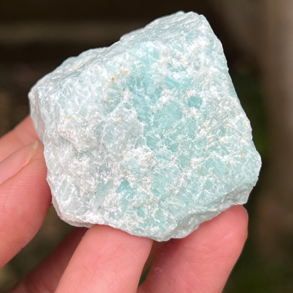 Amazonit piatra bruta din Brazilia model 2, pietre semipretioase - druzy.ro 1 