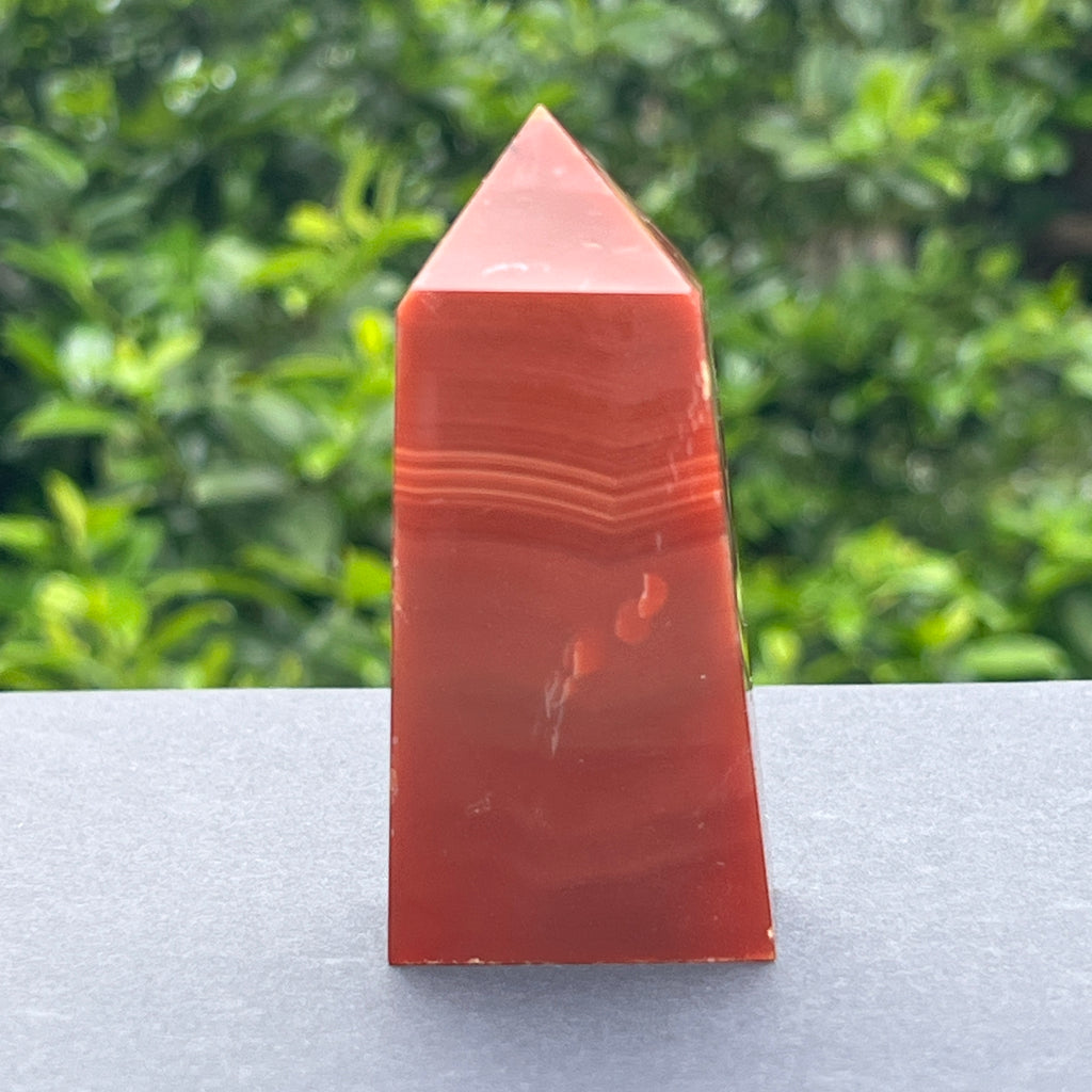 Obelisc carneol model 21, pietre semipretioase - druzy.ro 2 