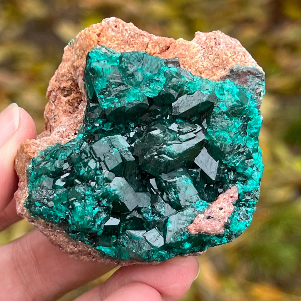 Dioptaz cluster din Congo model 2, pietre semipretioase - druzy.ro 9 