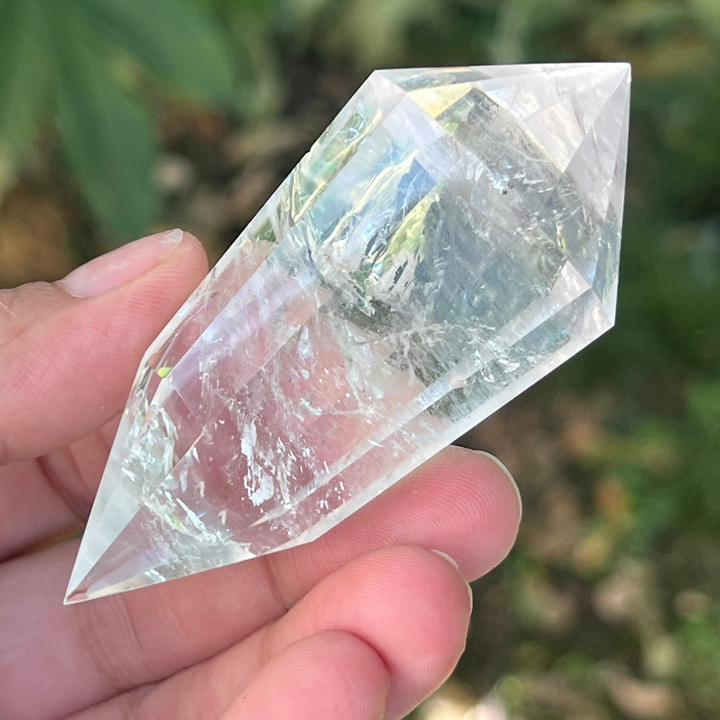 Bagheta cuart vogel, 12 fete, Brazilia model 34, pietre semipretioase - druzy.ro 9 