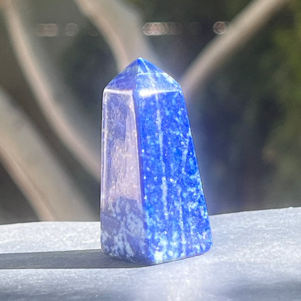 Turn/obelisc lapis lazuli mini m3, druzy.ro, cristale 1