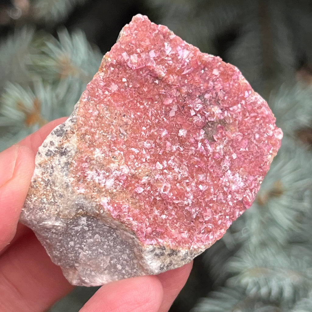 Dolomit roz Salrose piatra bruta m17, druzy.ro, cristale 7