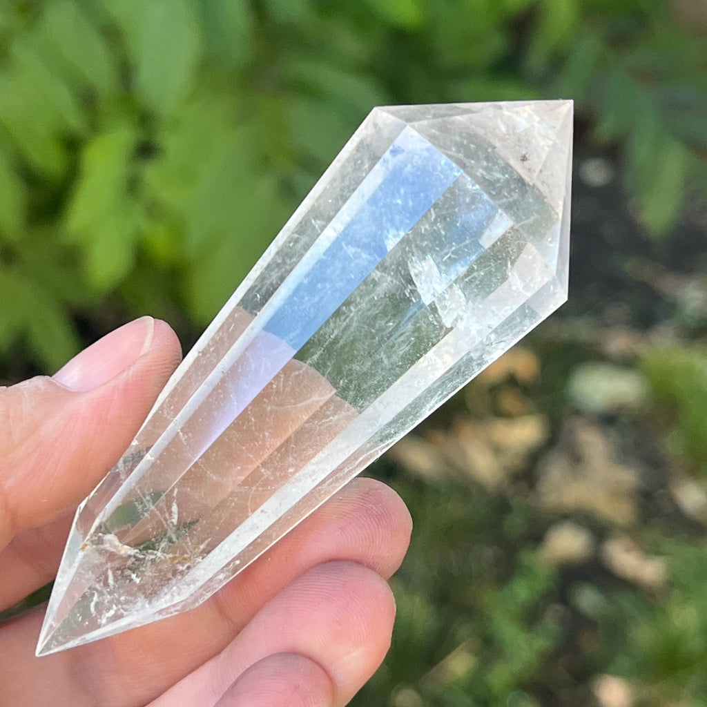 Bagheta cuart vogel, 12 fete, Brazilia model 12, pietre semipretioase - druzy.ro 4 
