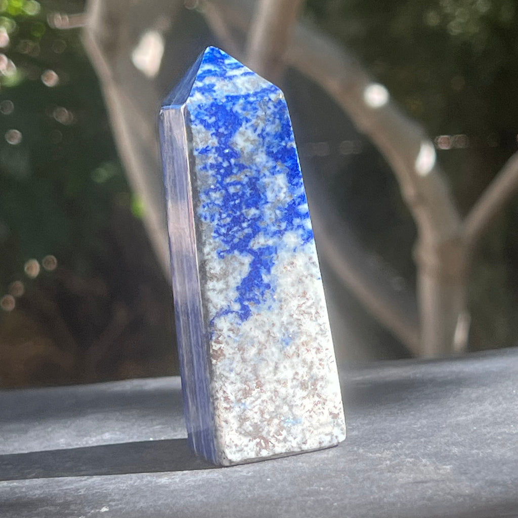 Turn/obelisc lapis lazuli m5, druzy.ro, cristale 4