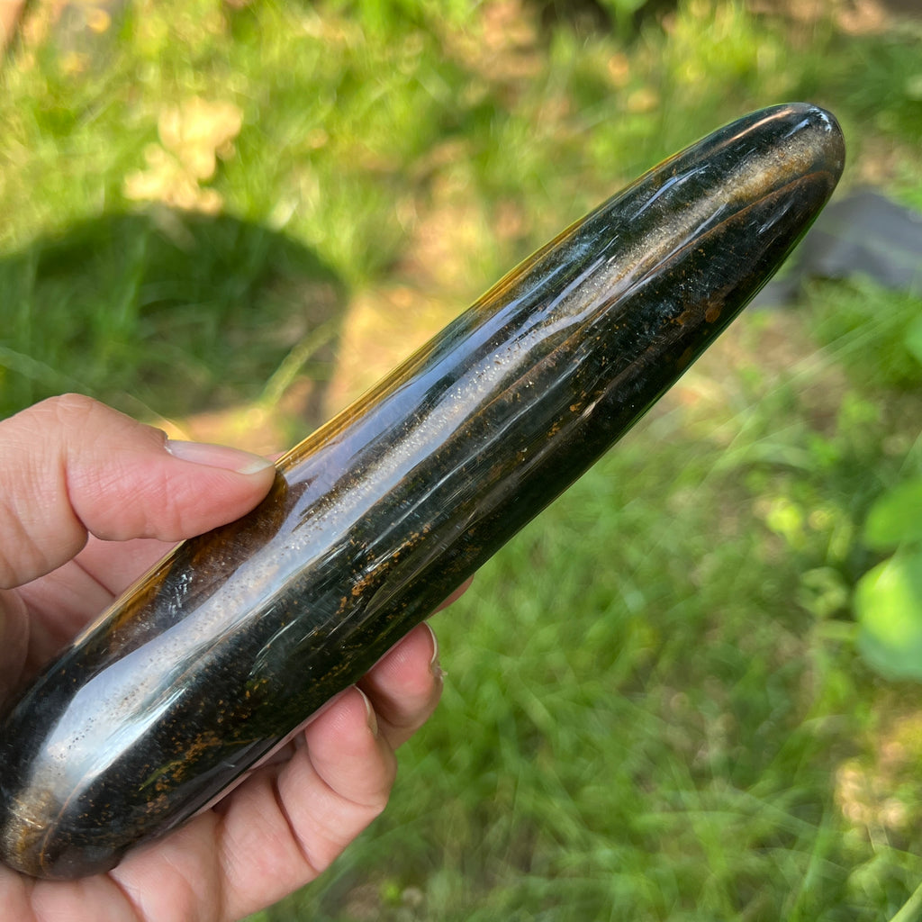 Bagheta masaj ochi de tigru m6, pietre semipretioase - druzy.ro 4 