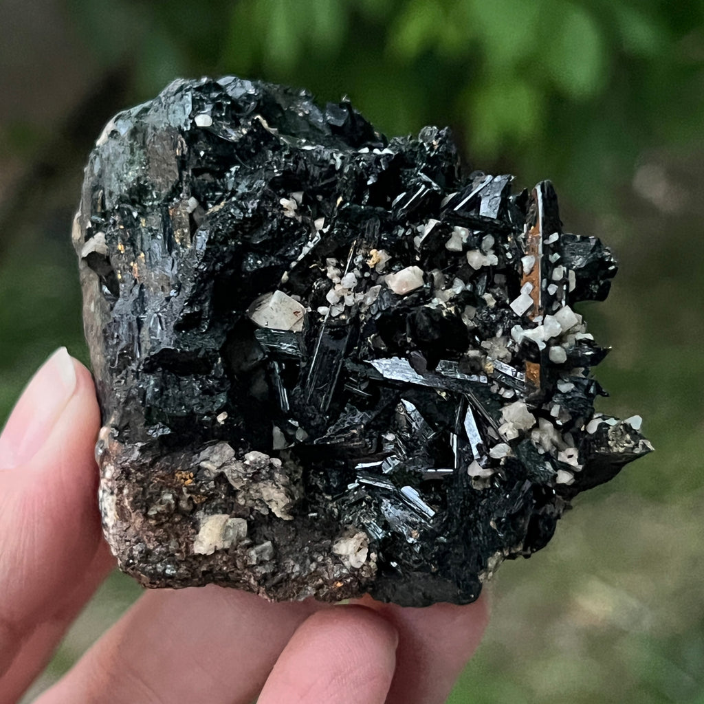 Cluster turmalina neagra model 3 din Erongo, Namibia, pietre semipretioase - druzy.ro 5 