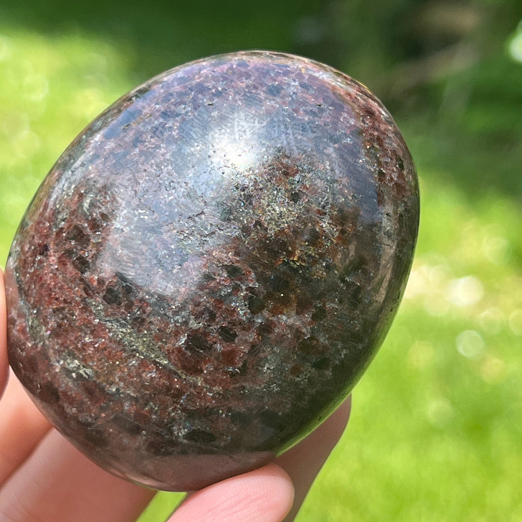 Granat palmstone model 1, pietre semipretioase - druzy.ro 4 