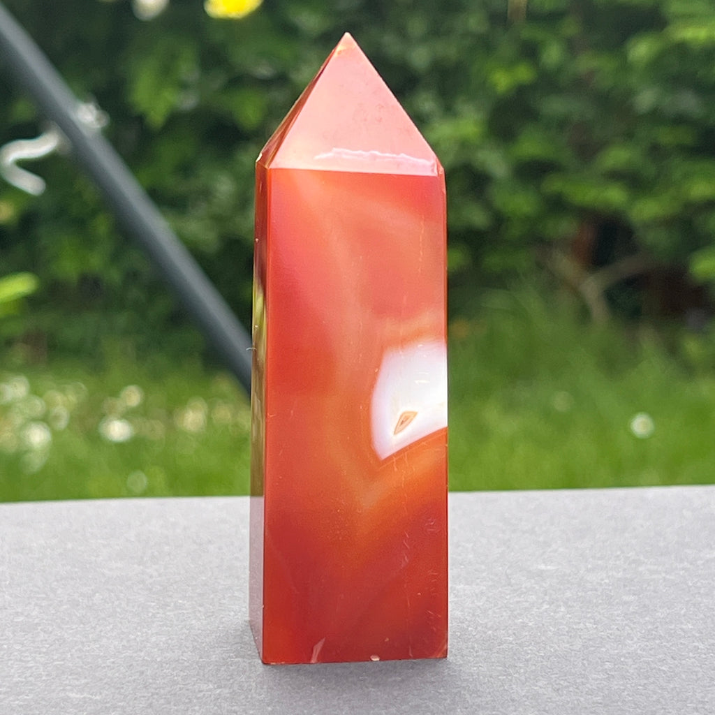 Obelisc carneol model 22, pietre semipretioase - druzy.ro 5 