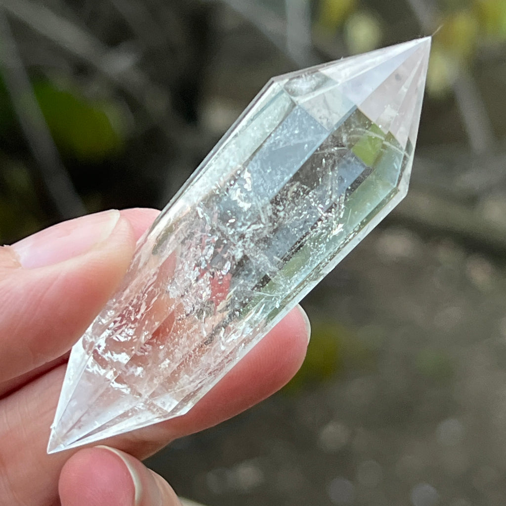 Bagheta cuart vogel, 12 fete, Brazilia model 14, pietre semipretioase - druzy.ro 1 