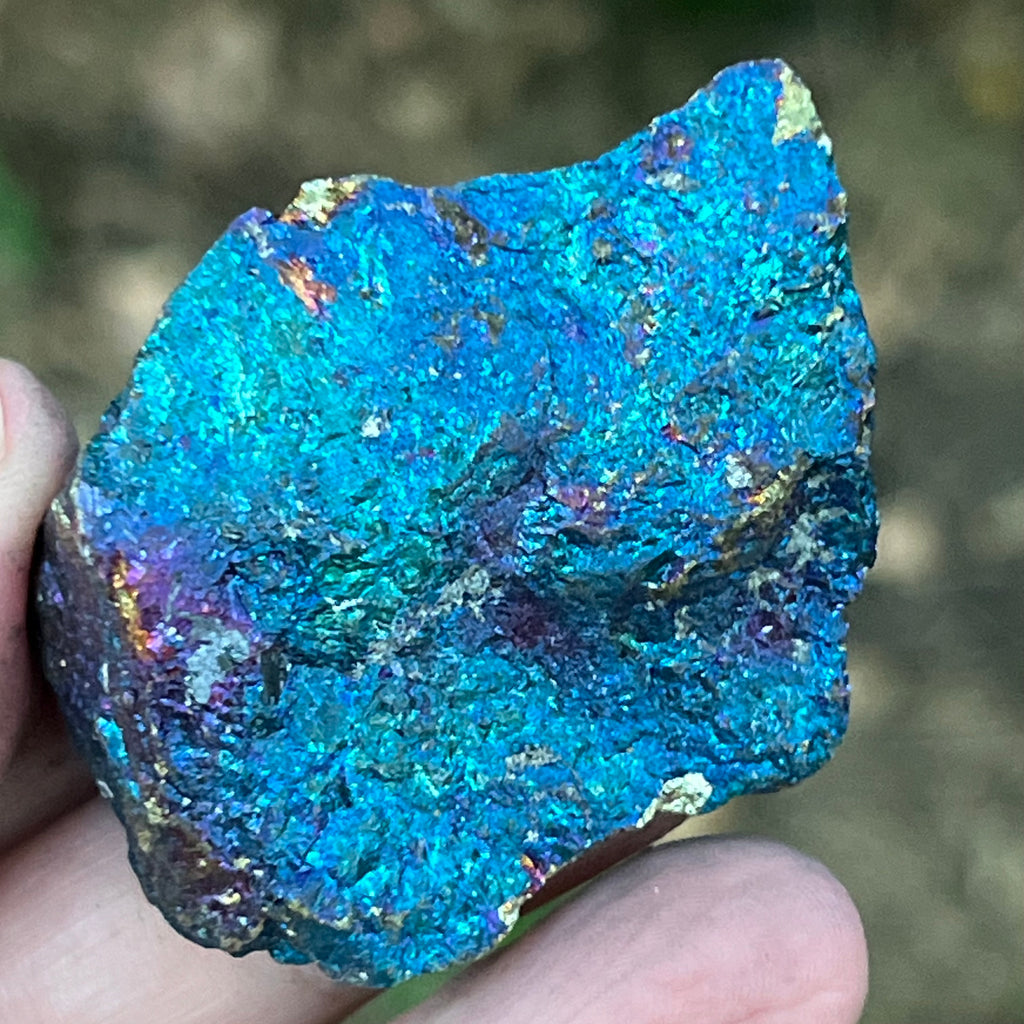 Calcopirita iridescentă din Mexic model 6, pietre semipretioase - druzy.ro 4 