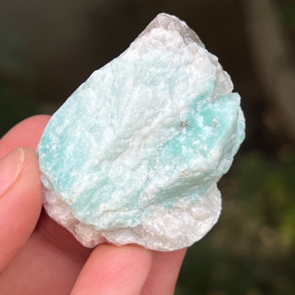 Amazonit piatra bruta din Brazilia model 1, pietre semipretioase - druzy.ro 1 