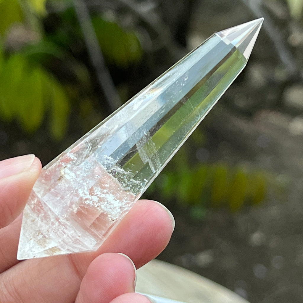 Bagheta cuart vogel, 12 fete, Brazilia model 13, pietre semipretioase - druzy.ro 1 