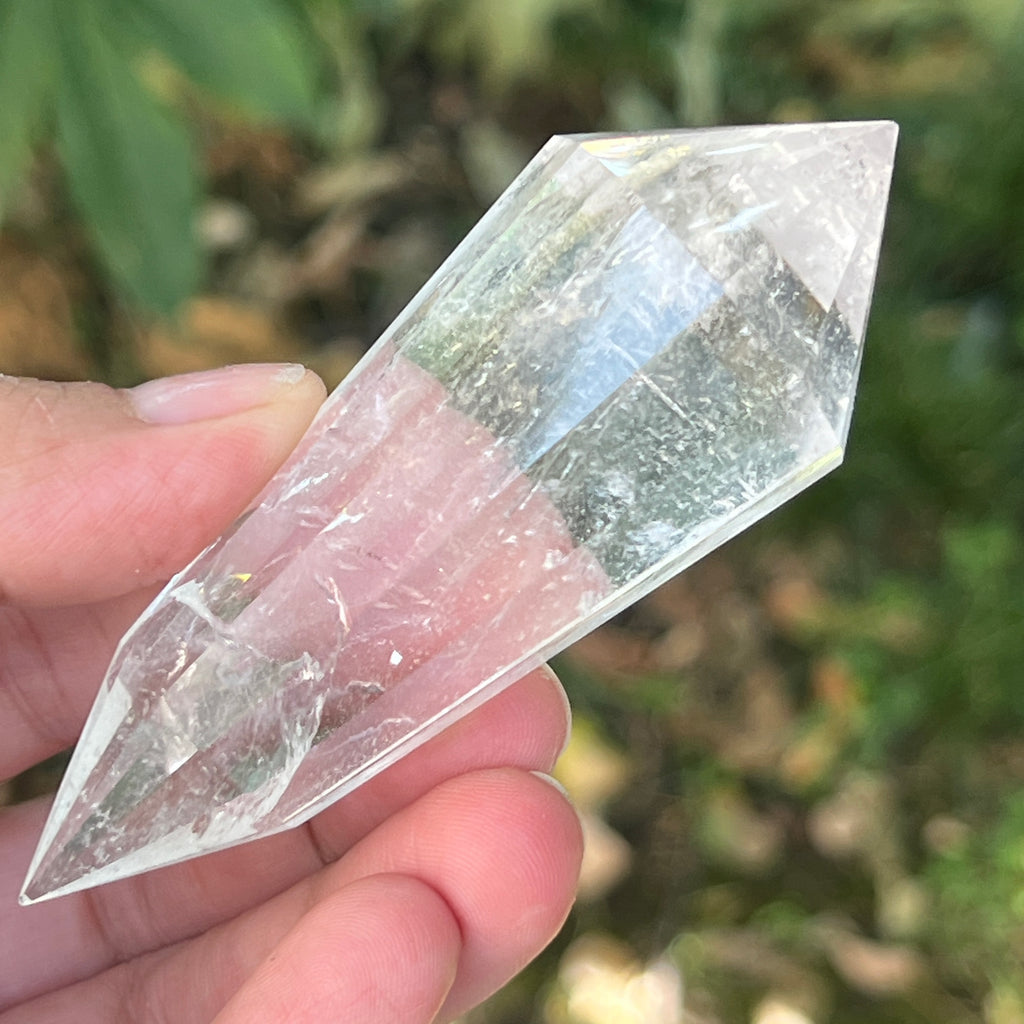 Bagheta cuart vogel, 12 fete, Brazilia model 35, pietre semipretioase - druzy.ro 1 