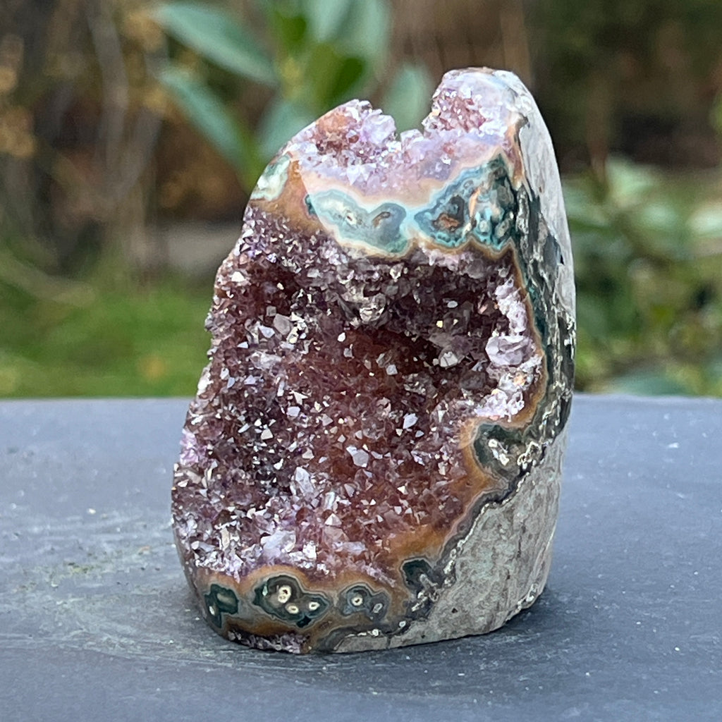 Ametist stalactit calitate +AAA, geoda ametist Uruguay, m2, pietre semipretioase - druzy.ro 3 