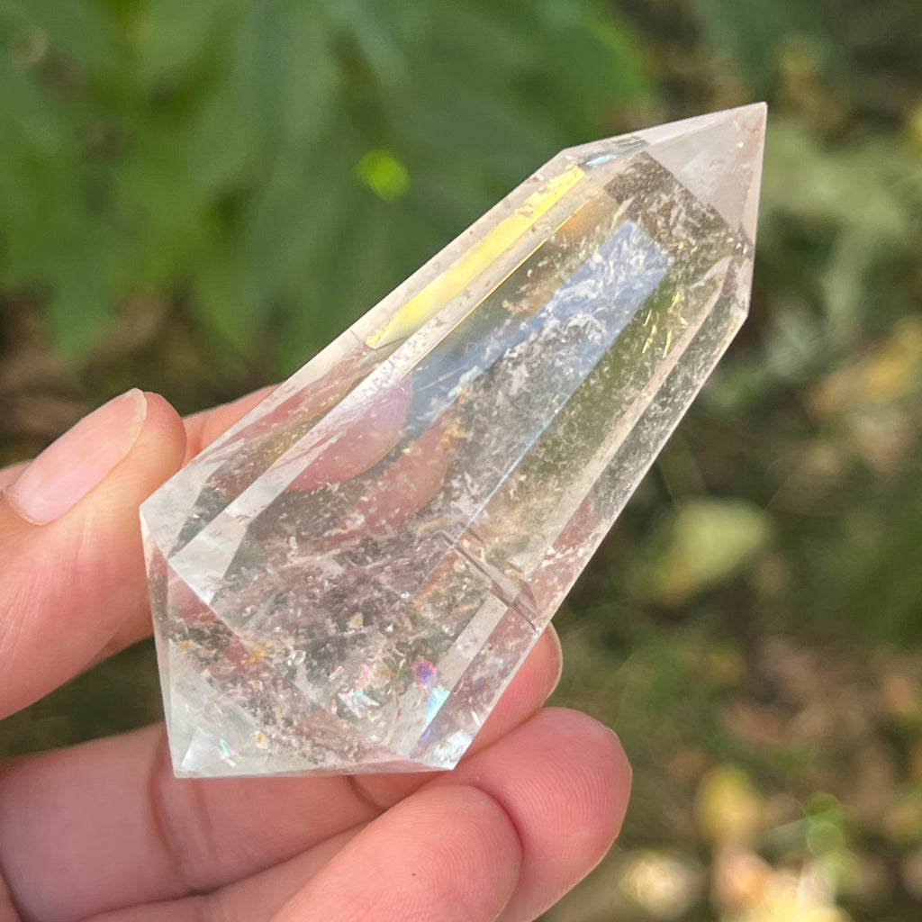 Bagheta cuart vogel, 12 fete, Brazilia model 27, pietre semipretioase - druzy.ro 1 