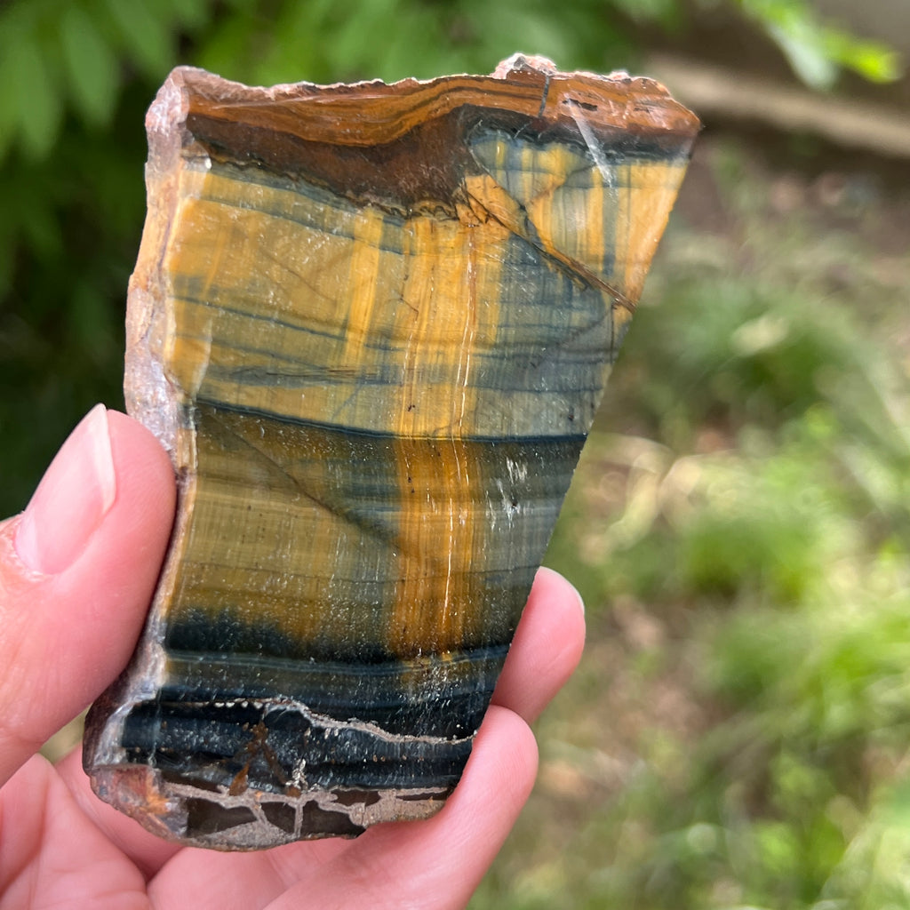 Piatra bruta ochi de tigru albastru (ochi de soim) model 5, pietre semipretioase - druzy.ro 3 