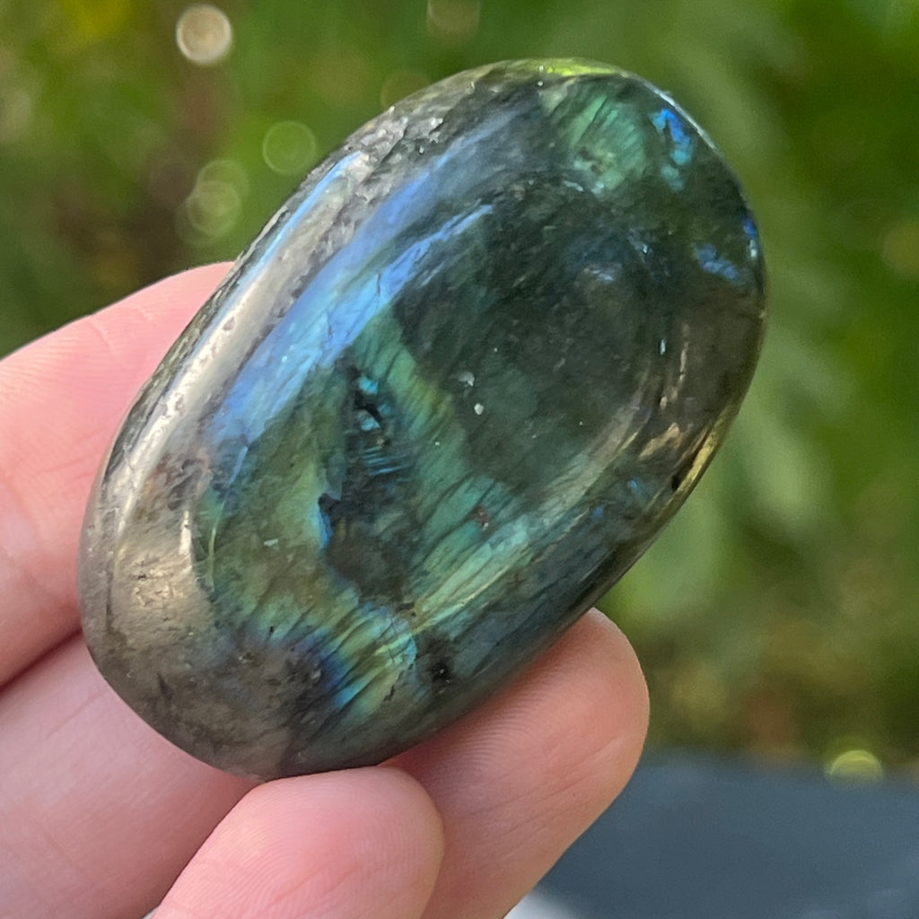 Labradorit palm stone m23, pietre semipretioase - druzy.ro 2 