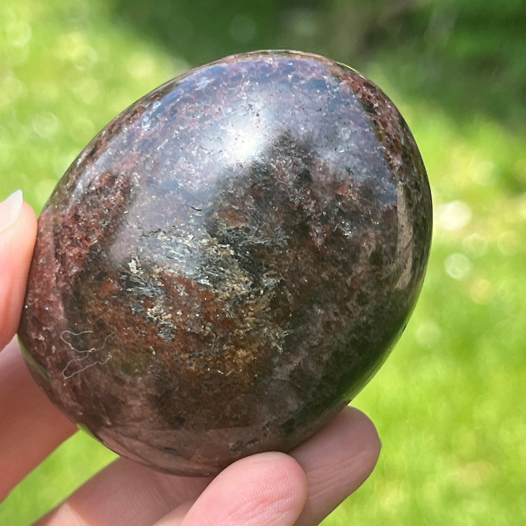Granat palmstone model 1, pietre semipretioase - druzy.ro 2 
