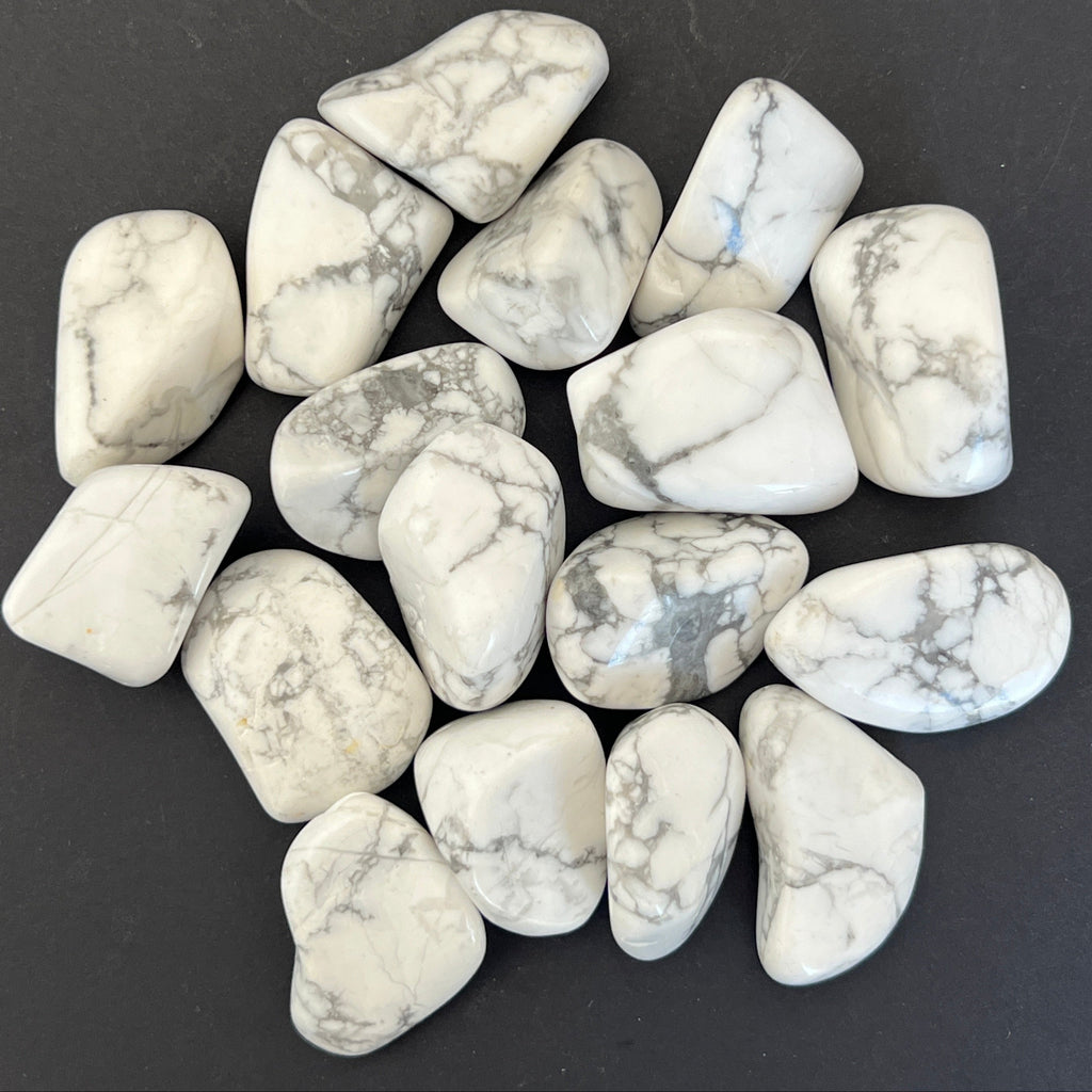 Howlit alb piatra rulata mini, pietre semipretioase - druzy.ro 1 