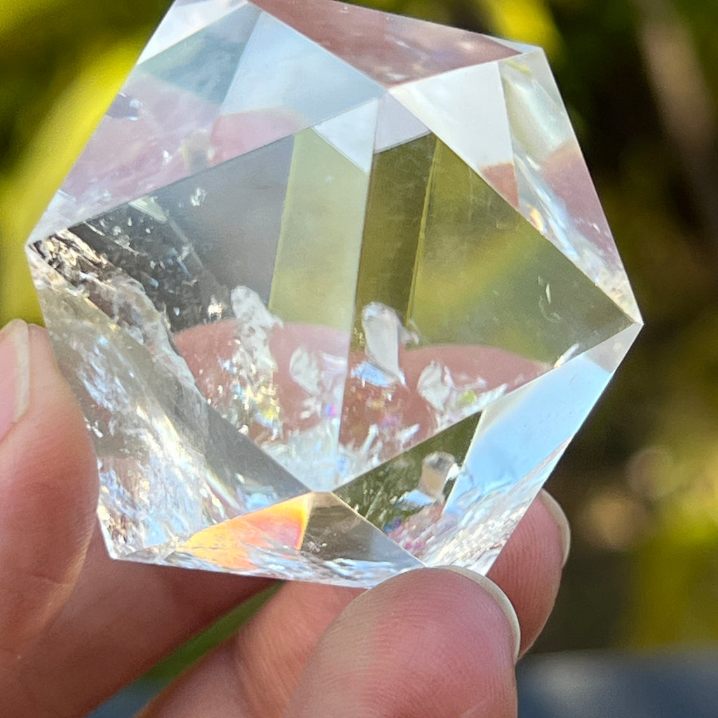 Icosaedru cuart incolor / cristal de stanca m6, pietre semipretioase - druzy.ro 3 